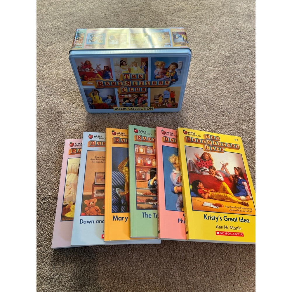 The Baby-Sitters Club Book Collection Books 1-6 Collectible Tin Ann M Martin